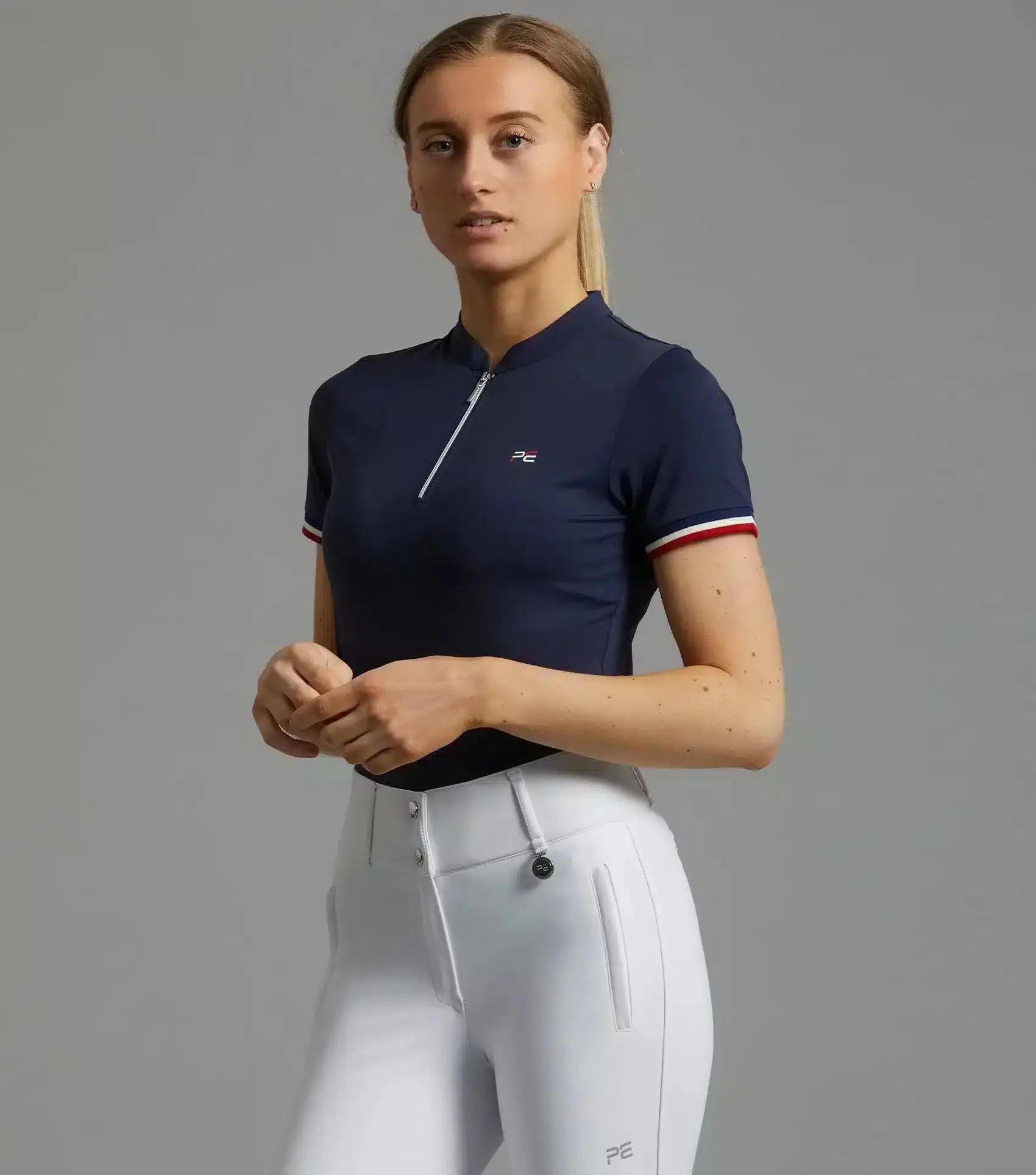 Premier Equine Allegra Ladies Short Sleeve Riding Top by Premier Equine at Try A Bit