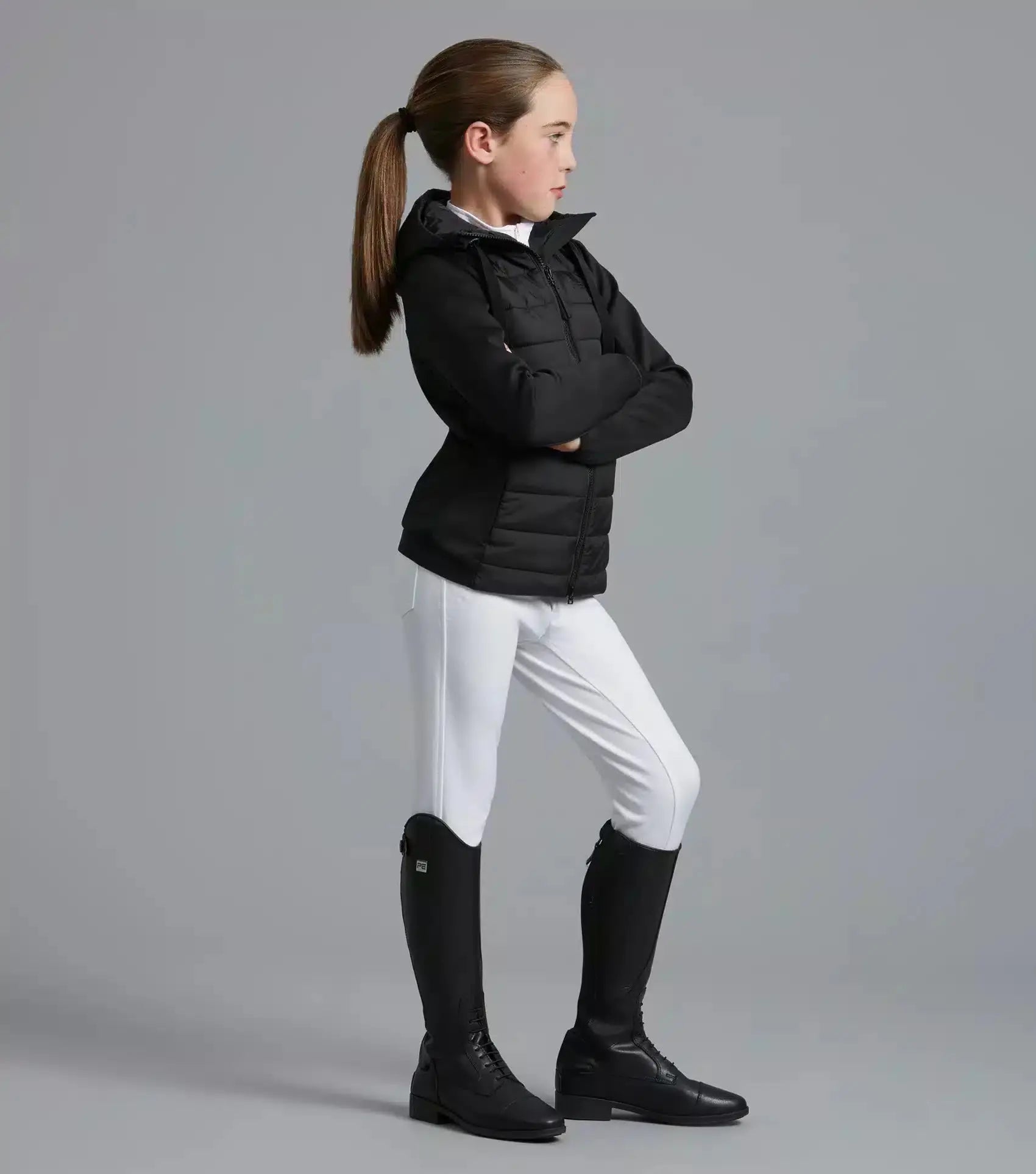 Premier Equine Arion Junior Unisex Riding Jacket With Hood by Premier Equine at Try A Bit
