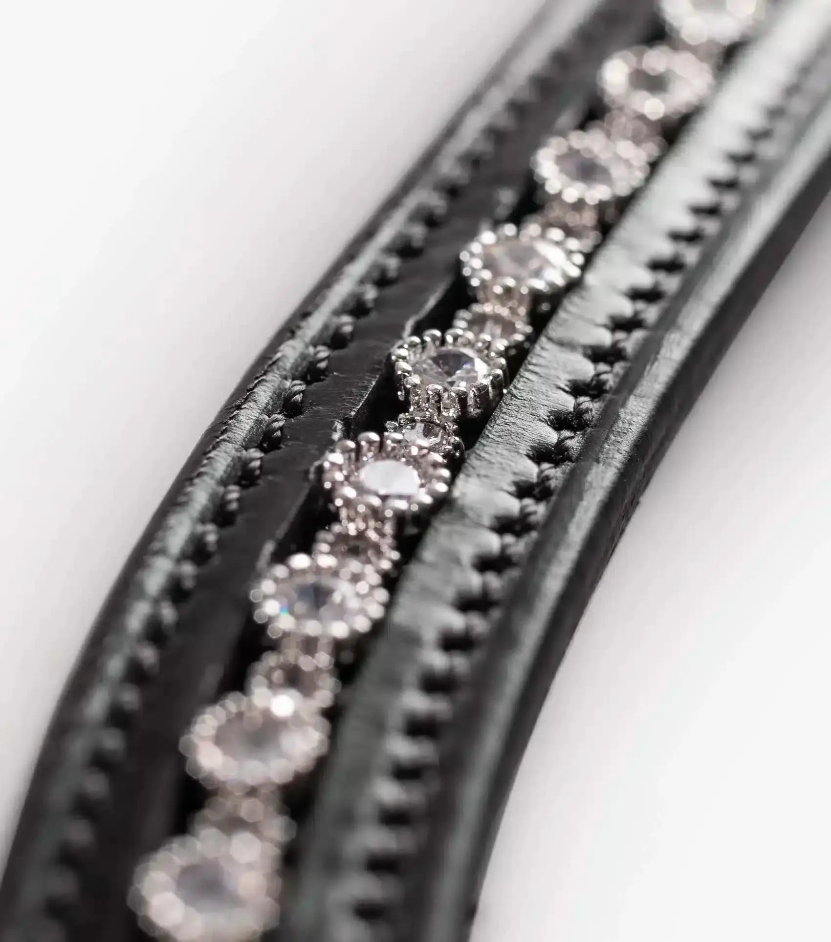 Premier Equine Bergamo Shaped Diamante Browband by Premier Equine at Try a Bit