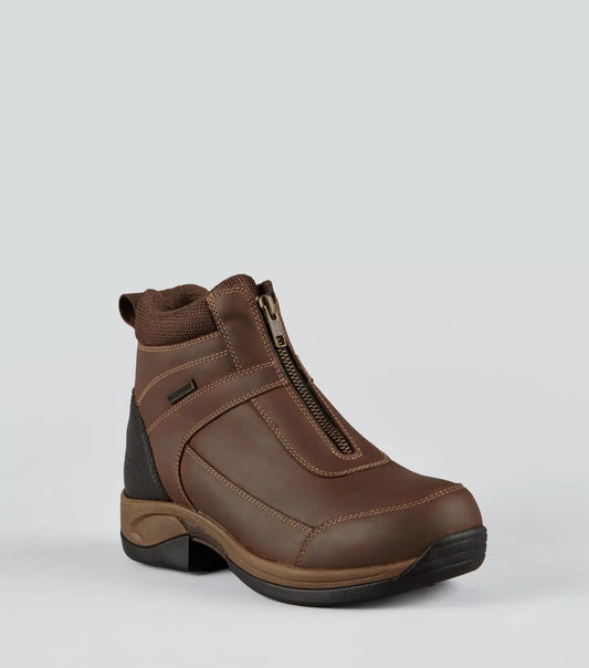Premier Equine Borelli Waterproof Zipped Boot Brown by Premier Equine at Try a Bit