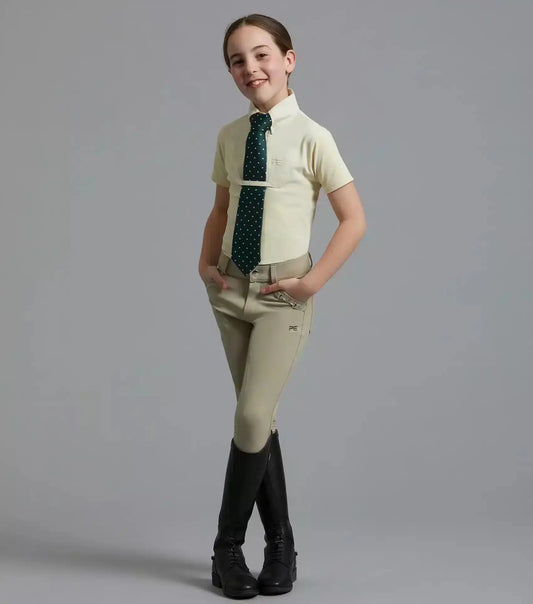 Premier Equine Brava Girls Full Seat Gel Competition Riding Breeches by Premier Equine at Try A Bit