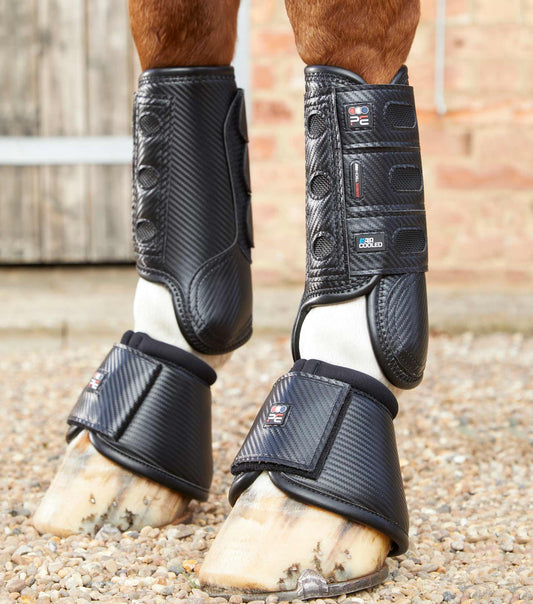 Premier Equine Carbon Tech Air Cooled Eventing Boots-Front by Premier Equine at Try a Bit