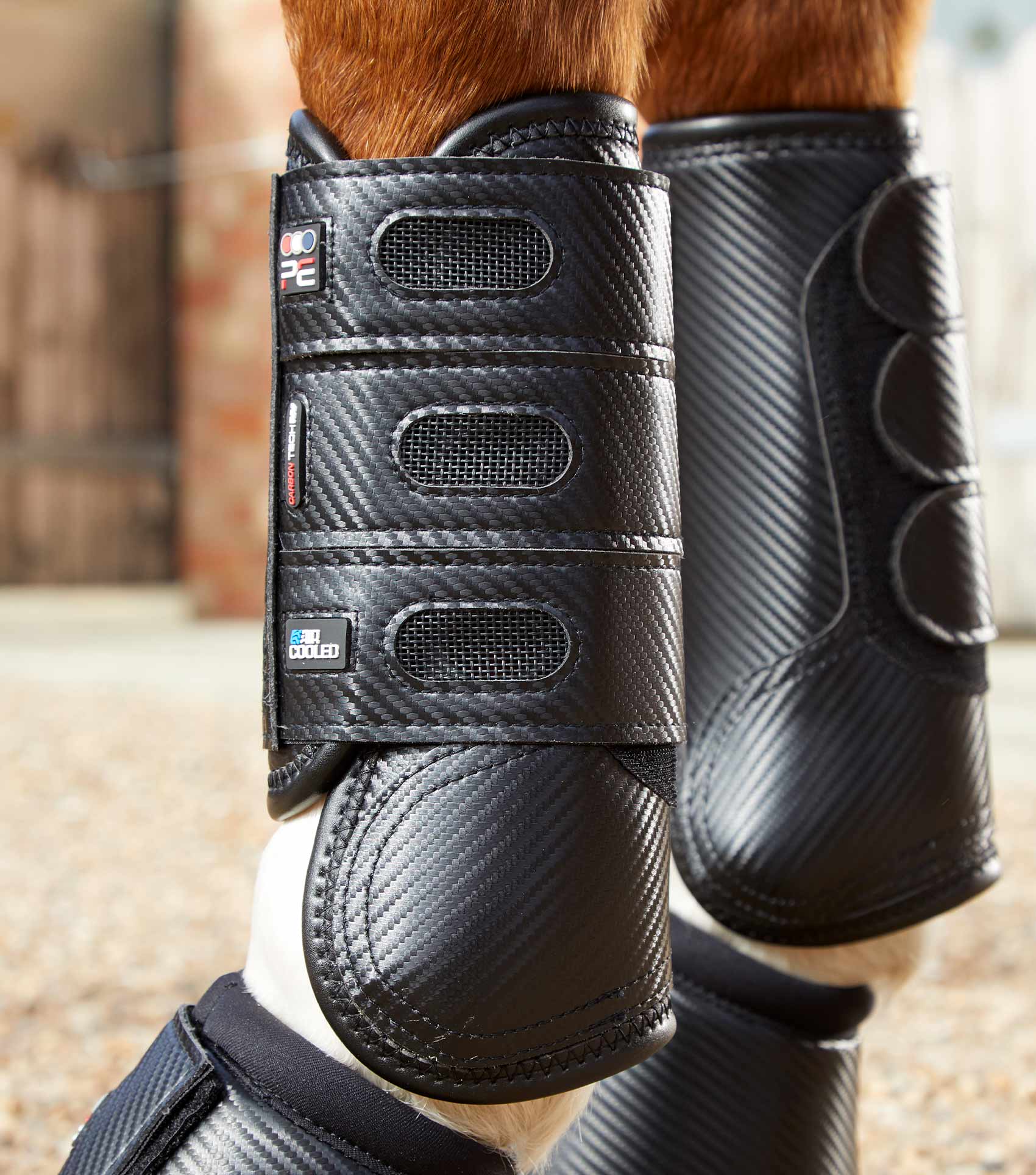 Premier Equine Carbon Tech Air Cooled Eventing Boots-Front by Premier Equine at Try a Bit