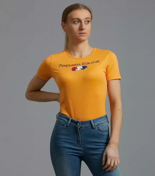 Premier Equine Chiaro Ladies Cotton Riding T-Shirt by Premier Equine at Try a Bit