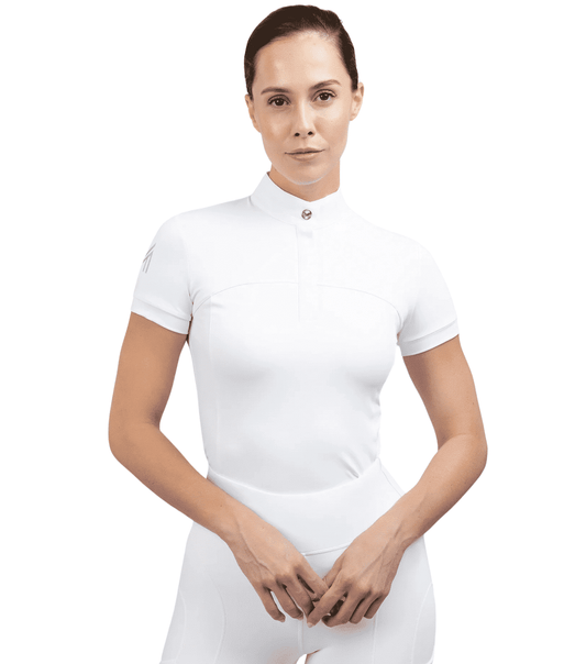 Maximilian Equestrian Era Short Sleeve Show Shirt White by Maximilian Equestrian at Try a Bit