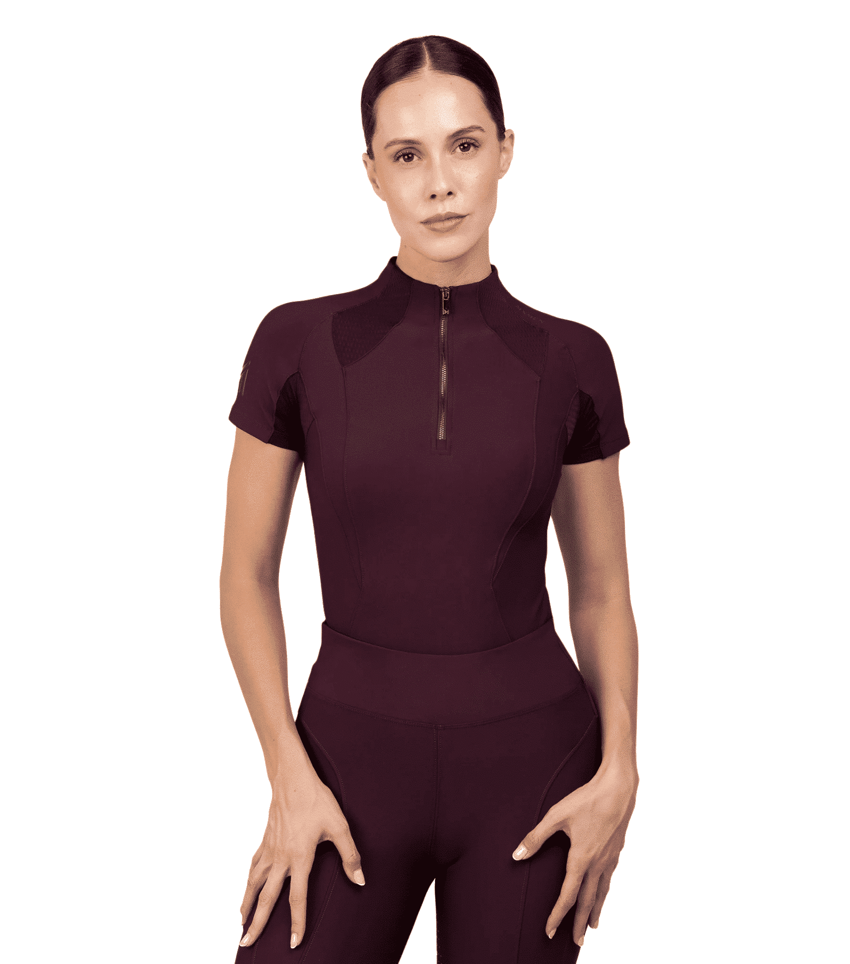 Maximilian Equestrian Frame Short Sleeve Base Layer - Performance Riding Top by Maximilian Equestrian at Try A Bit