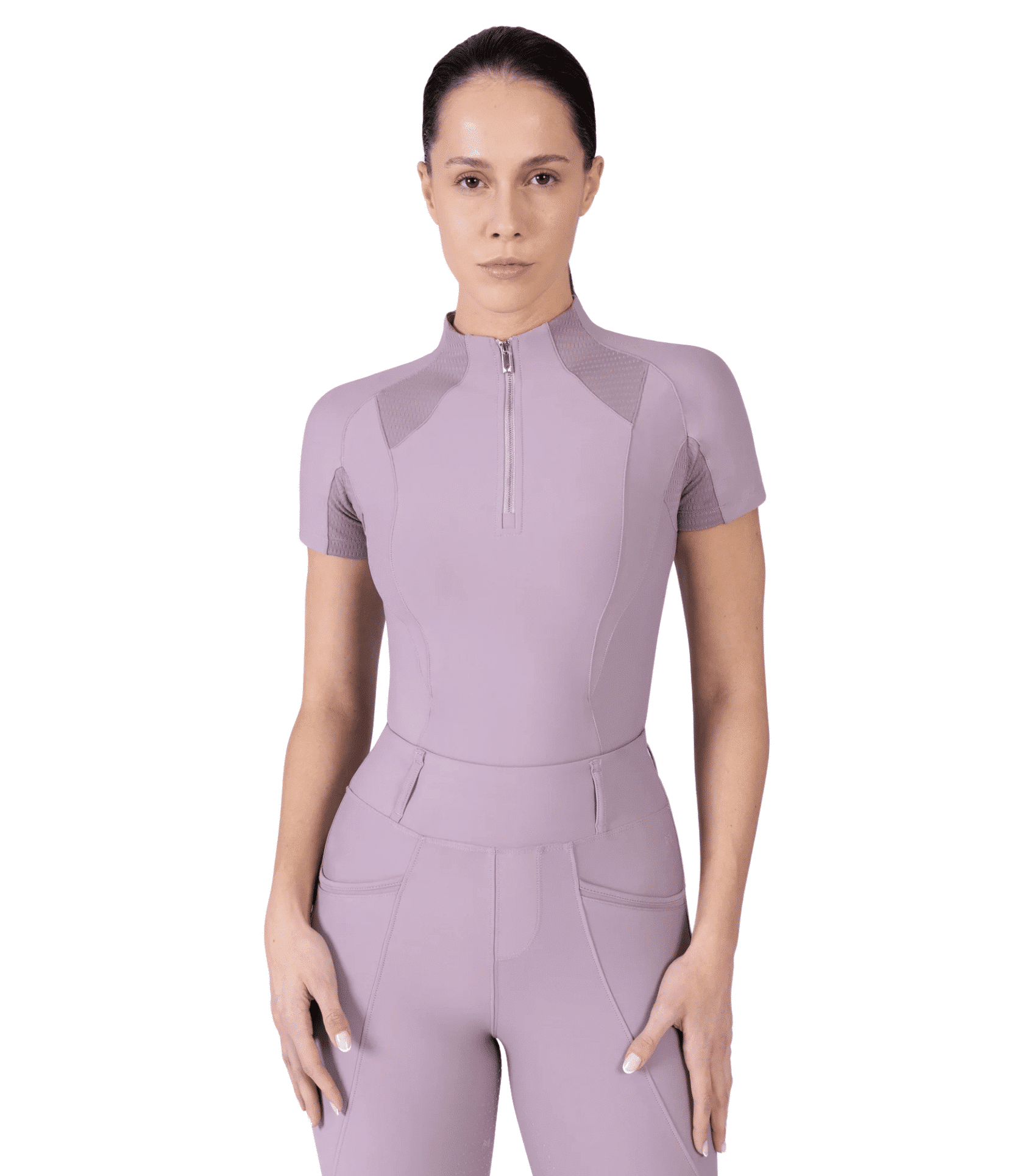 Maximilian Equestrian Frame Short Sleeve Base Layer - Performance Riding Top by Maximilian Equestrian at Try A Bit