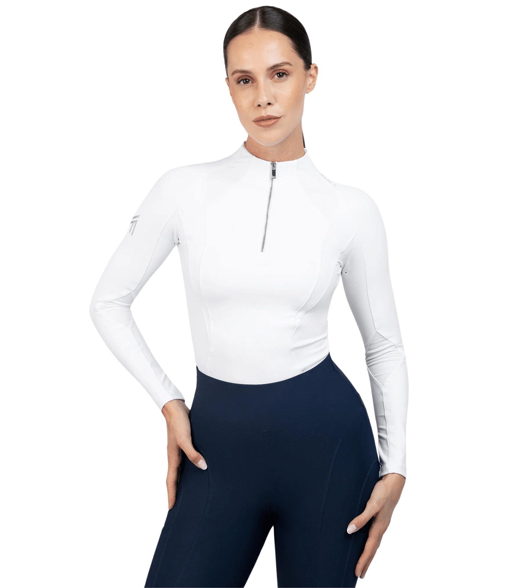 Maximilian Equestrian Frame Long Sleeve Base Layer Performance Riding Top by Maximilian Equestrian at Try A Bit