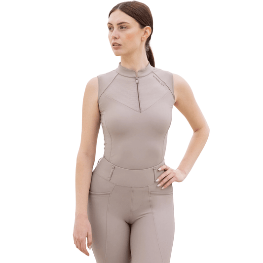 Maximilian Equestrian Miral Sleeveless Base Layer (Macchiato) by Maximilian Equestrian at Try a Bit