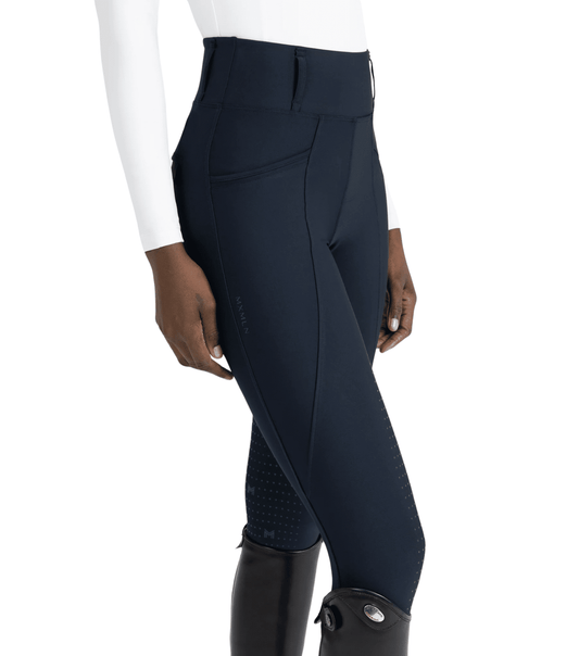 Maximilian Equestrian Pro Riding Leggings Atlantic by Maximilian Equestrian at Try a Bit