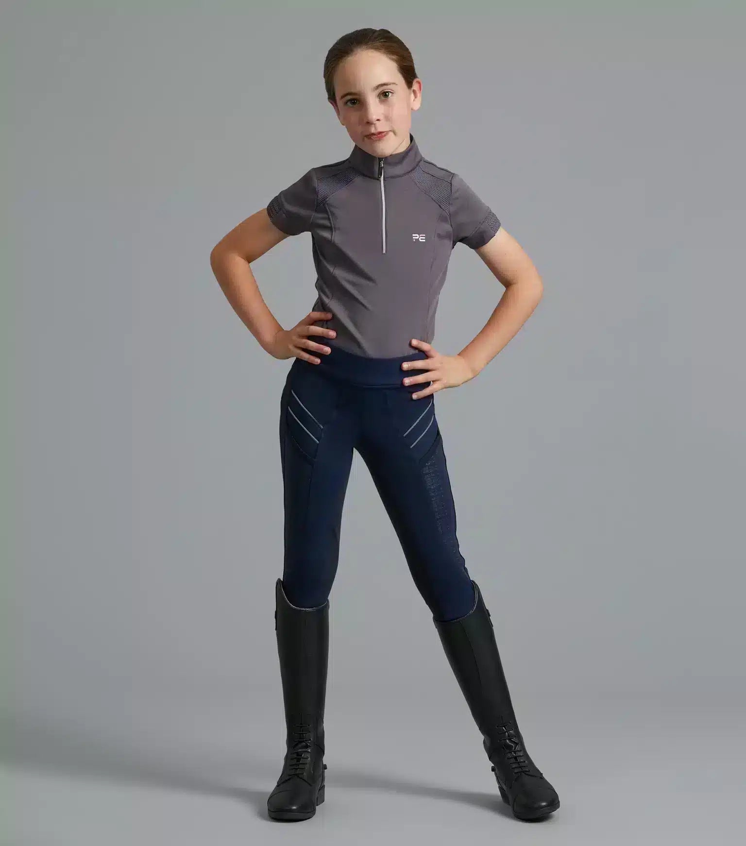 Premier Equine Mini Remisa Girl's Technical Short Sleeve Riding Top by Premier Equine at Try a Bit