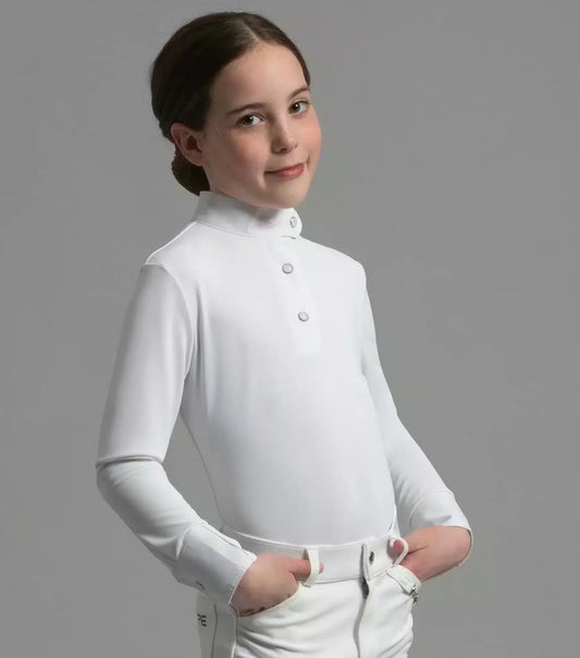 Premier Equine Rossini Girls Lycra Show Shirt by Premier Equine at Try a Bit