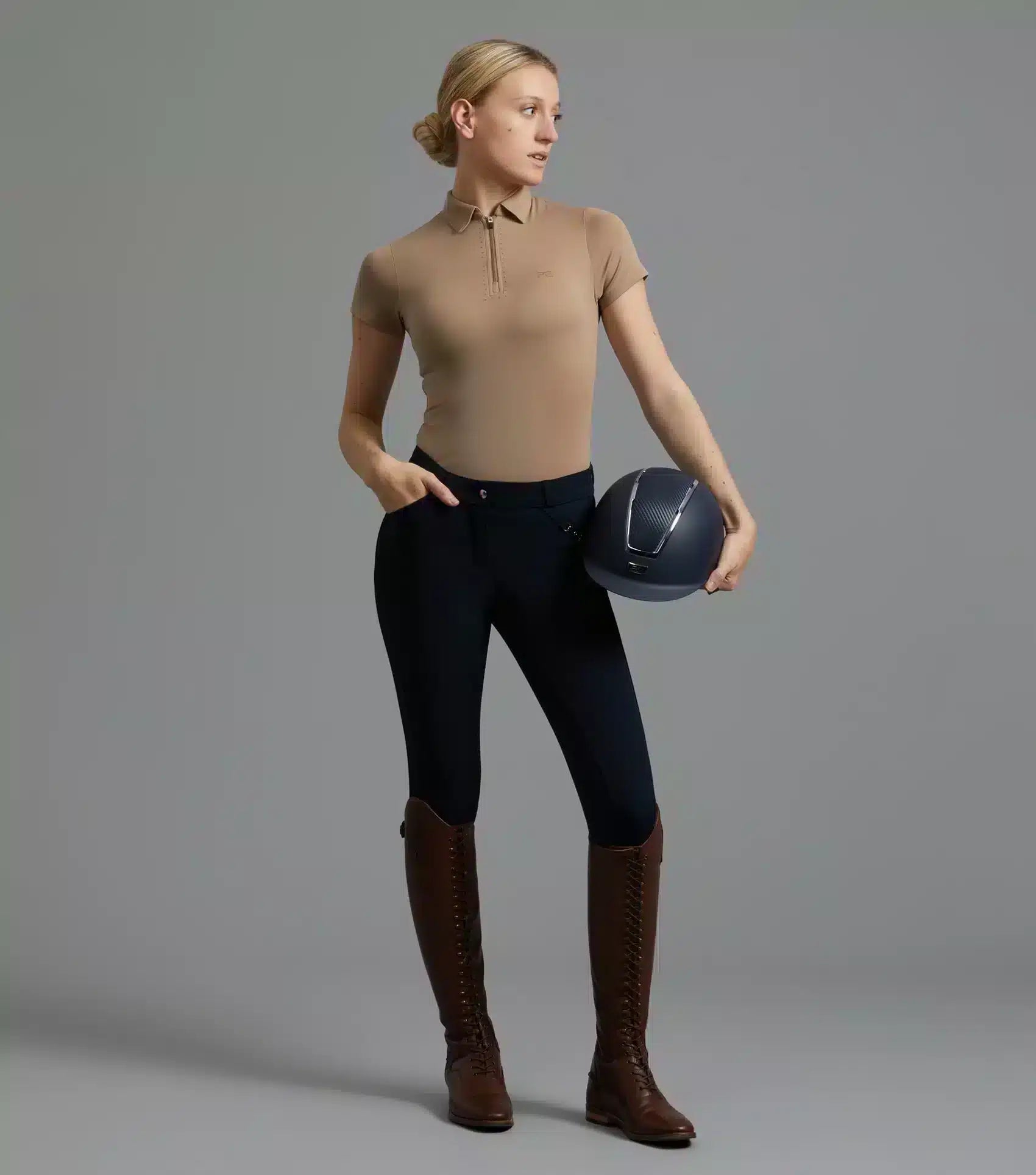 Premier Equine Scintillo Ladies Short Sleeve Riding Top by Premier Equine at Try a Bit