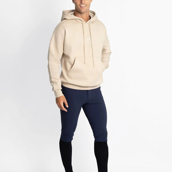 Icon Oversized Hoodie (Beige)