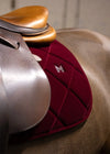 Velvet Jumping Saddle Pad (Ruby) by Maximilian Equestrian at  Try A Bit