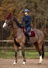 Velvet Jumping Saddle Pad (Ruby) by Maximilian Equestrian at  Try A Bit