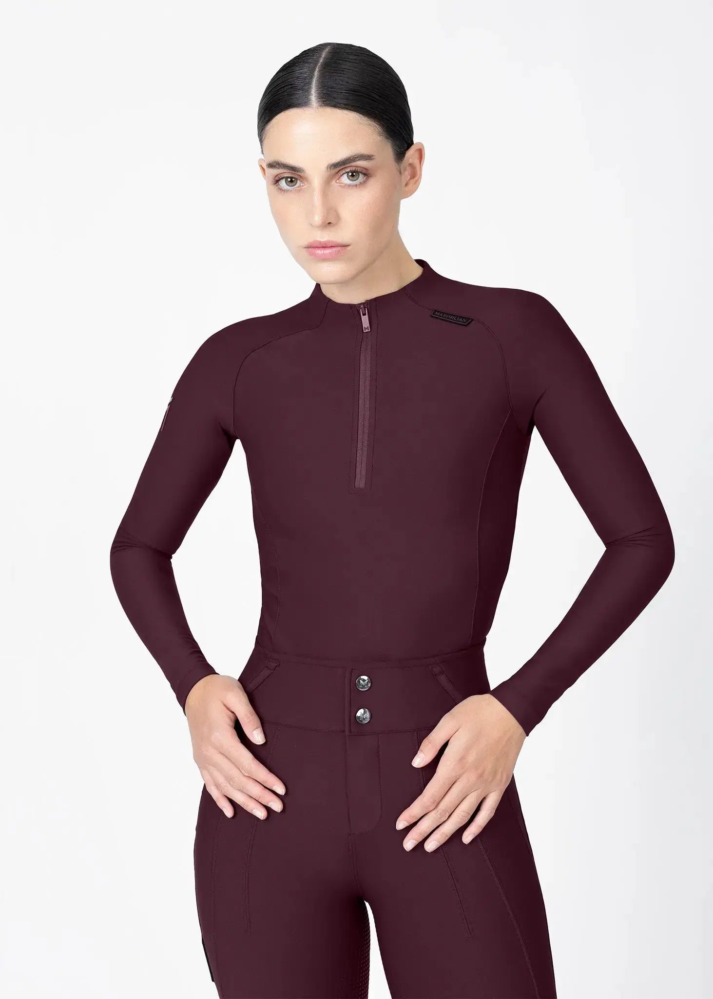 Maximilian Equestrian Origin Long Sleeve Base Layer by Maximilian Equestrian at  Try A Bit