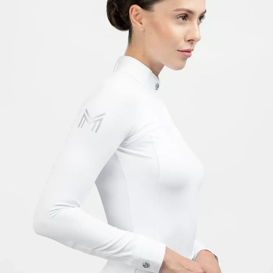 Maximilian Equestrian Era Long Sleeve Show Shirt White by Maximilian Equestrian at  Try a Bit