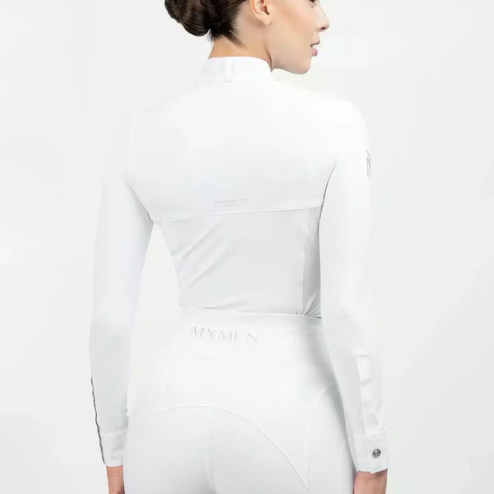 Maximilian Equestrian Era Long Sleeve Show Shirt White by Maximilian Equestrian at  Try a Bit