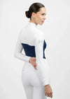 Maximilian Equestrian Era Long Sleeve Show Shirt Navy by Maximilian Equestrian at  Try a Bit