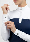 Maximilian Equestrian Era Long Sleeve Show Shirt Navy by Maximilian Equestrian at  Try a Bit