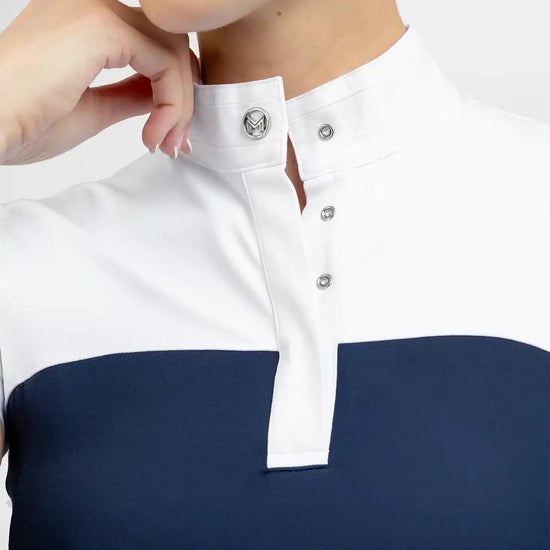 Maximilian Equestrian Era Short Sleeve Show Shirt Navy by Maximilian Equestrian at  Try a Bit