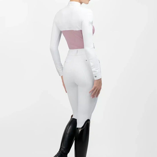 Maximilian Equestrian Era Long Sleeve Show Shirt Mauve by Maximilian Equestrian at  Try a Bit