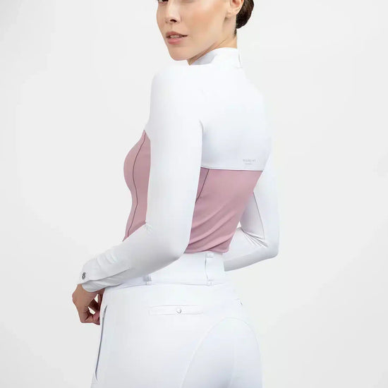 Maximilian Equestrian Era Long Sleeve Show Shirt Mauve by Maximilian Equestrian at  Try a Bit