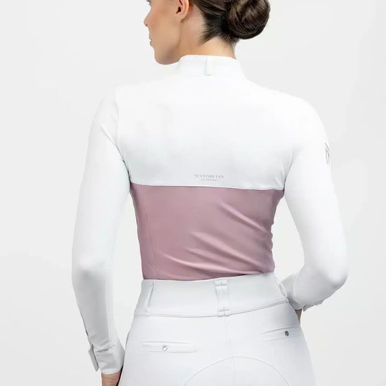 Maximilian Equestrian Era Long Sleeve Show Shirt Mauve by Maximilian Equestrian at  Try a Bit