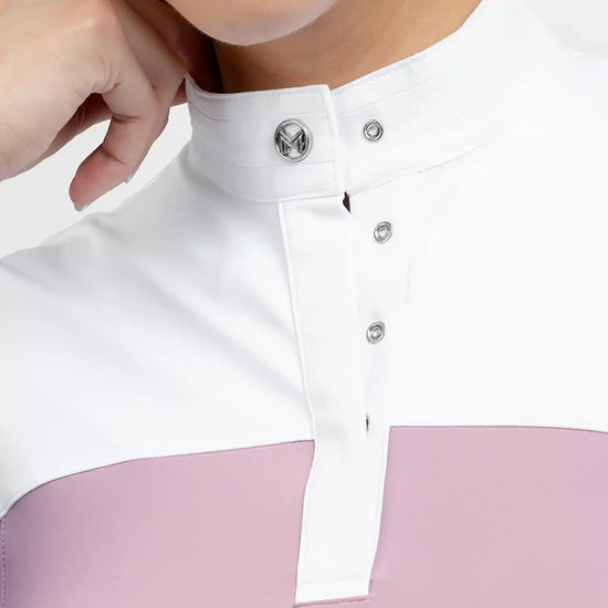 Maximilian Equestrian Era Short Sleeve Show Shirt Mauve by Maximilian Equestrian at  Try a Bit