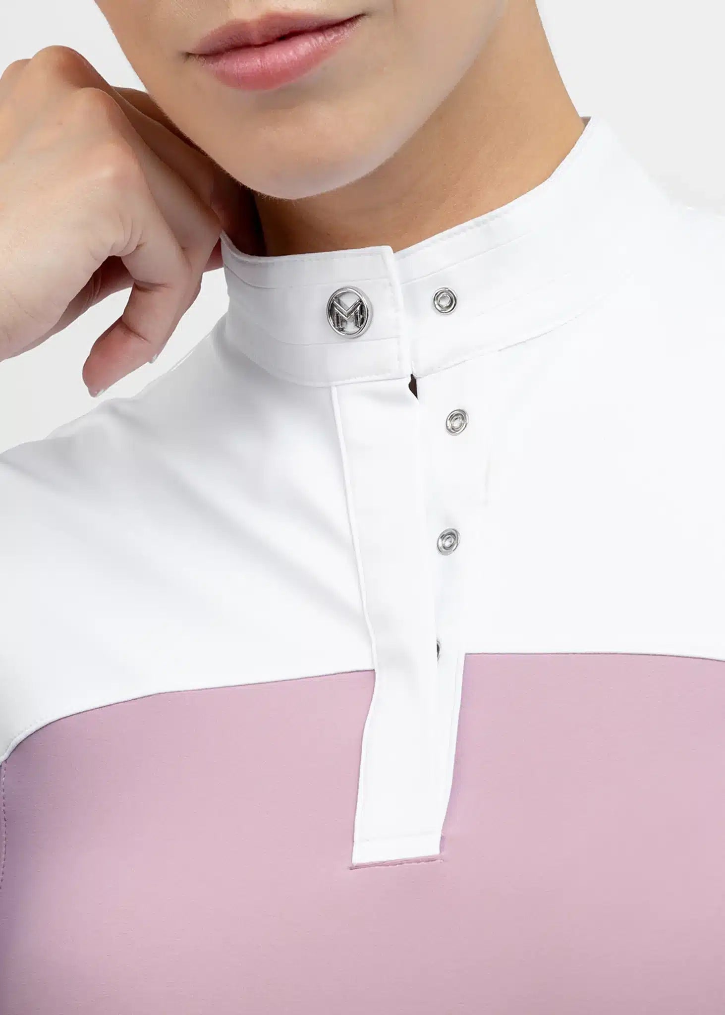 Maximilian Equestrian Era Short Sleeve Show Shirt Mauve by Maximilian Equestrian at  Try a Bit