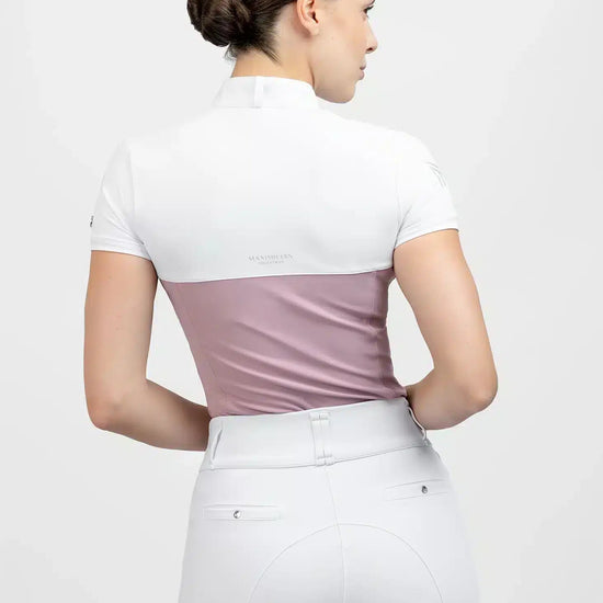 Maximilian Equestrian Era Short Sleeve Show Shirt Mauve by Maximilian Equestrian at  Try a Bit