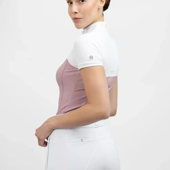 Maximilian Equestrian Era Short Sleeve Show Shirt Mauve by Maximilian Equestrian at  Try a Bit