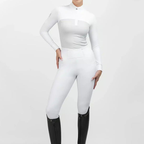 Maximilian Equestrian Era Long Sleeve Show Shirt Grey by Maximilian Equestrian at  Try a Bit
