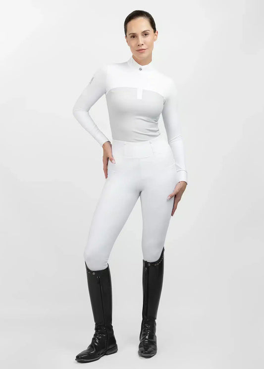 Maximilian Equestrian Era Long Sleeve Show Shirt Grey by Maximilian Equestrian at  Try a Bit