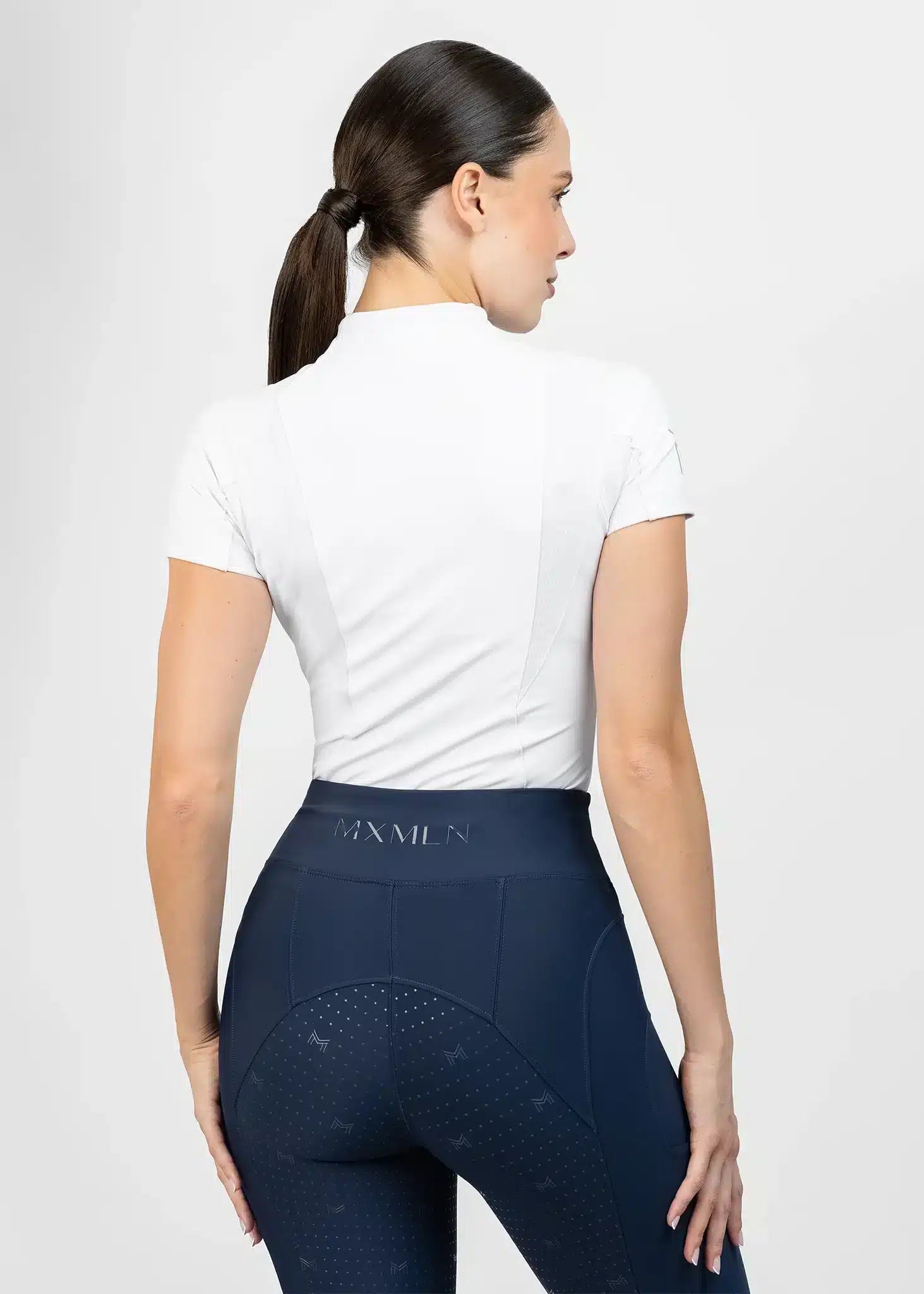 Maximilian Equestrian Frame Short Sleeve Base Layer - Performance Riding Top by Maximilian Equestrian at  Try a Bit
