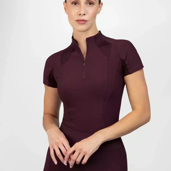 Maximilian Equestrian Frame Short Sleeve Base Layer - Performance Riding Top by Maximilian Equestrian at  Try a Bit
