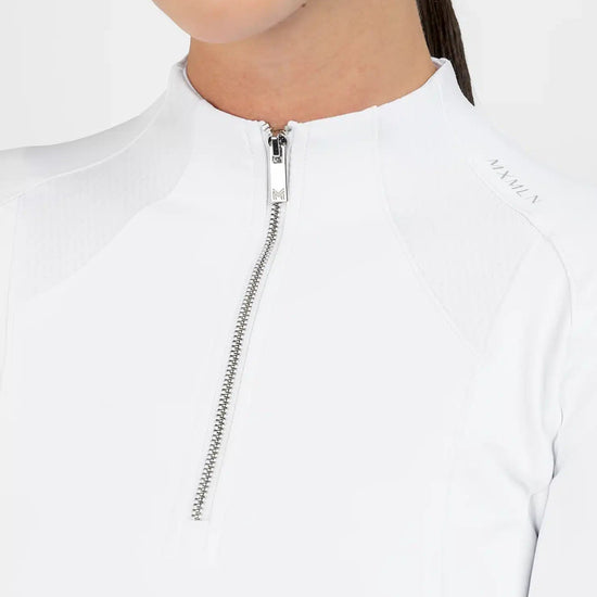 Maximilian Equestrian Frame Long Sleeve Base Layer Performance Riding Top by Maximilian Equestrian at  Try a Bit