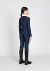 Maximilian Equestrian YR Concept Long Sleeve Polo Shirt (Navy) by Maximilian Equestrian at  Try a Bit