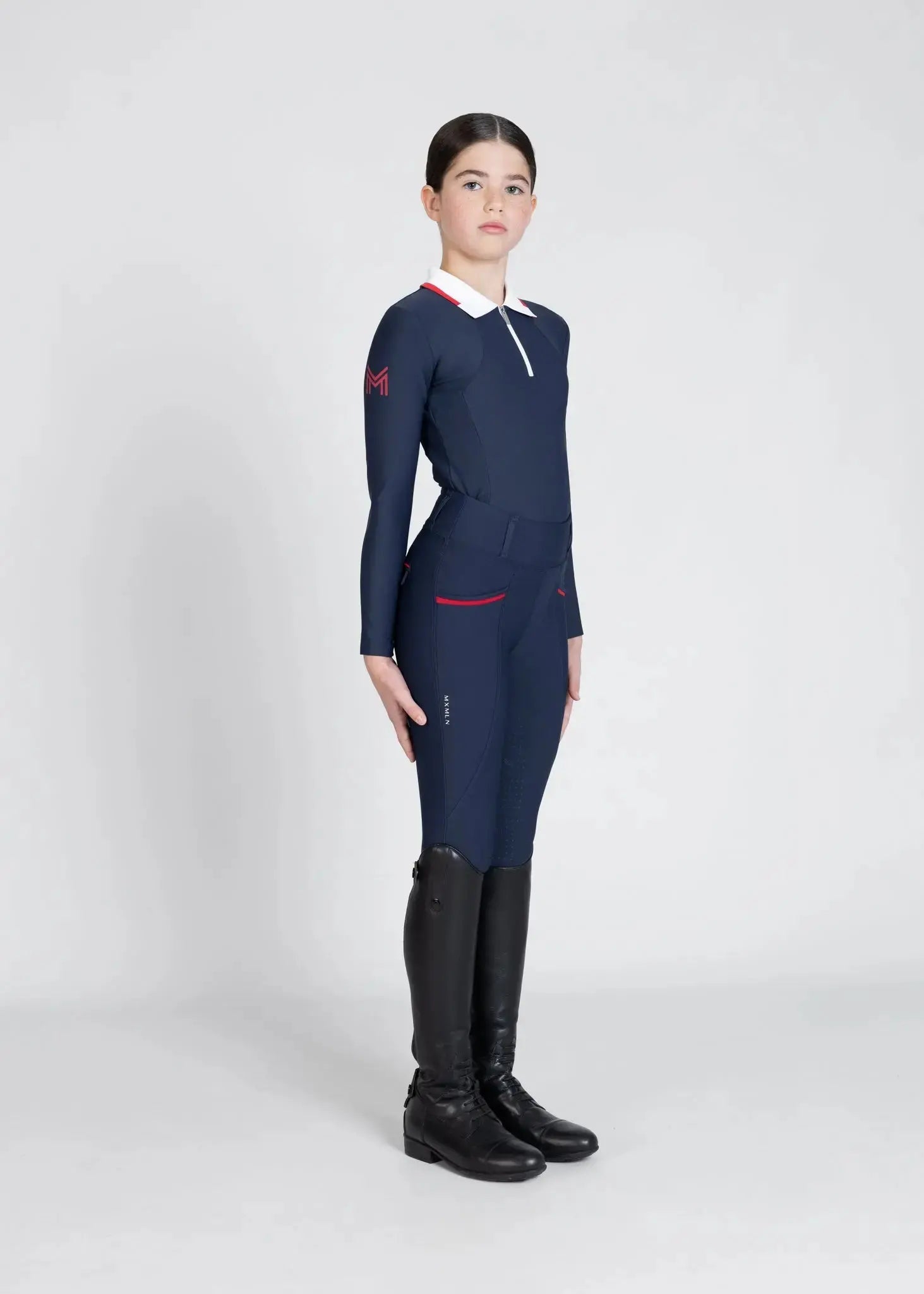 Maximilian Equestrian YR Concept Long Sleeve Polo Shirt by Maximilian Equestrian at  Try A Bit