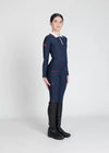 Maximilian Equestrian YR Concept Long Sleeve Polo Shirt (Navy) by Maximilian Equestrian at  Try a Bit