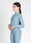 Maximilian Equestrian YR Long Sleeve Base Layer (Aqua) by Maximilian Equestrian at  Try a Bit