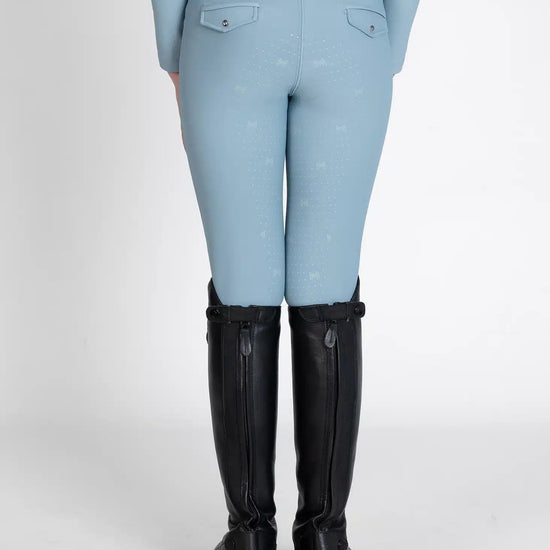 Maximilian Equestrian YR Pro Riding Leggings (Aqua) by Maximilian Equestrian at  Try a Bit