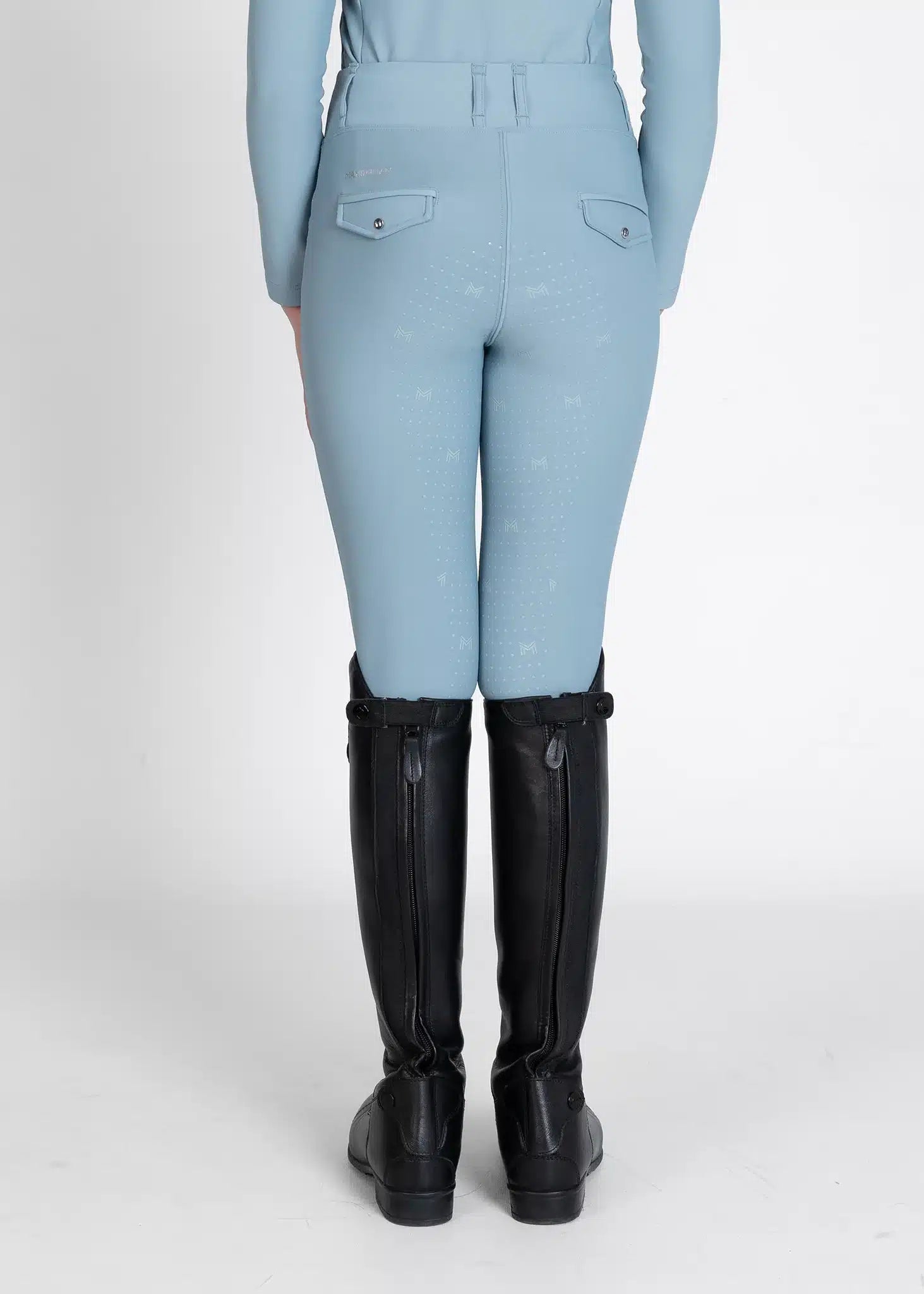 Maximilian Equestrian YR Pro Riding Leggings (Aqua) by Maximilian Equestrian at  Try a Bit