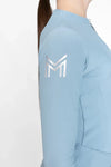 Maximilian Equestrian YR Long Sleeve Base Layer (Aqua) by Maximilian Equestrian at  Try a Bit