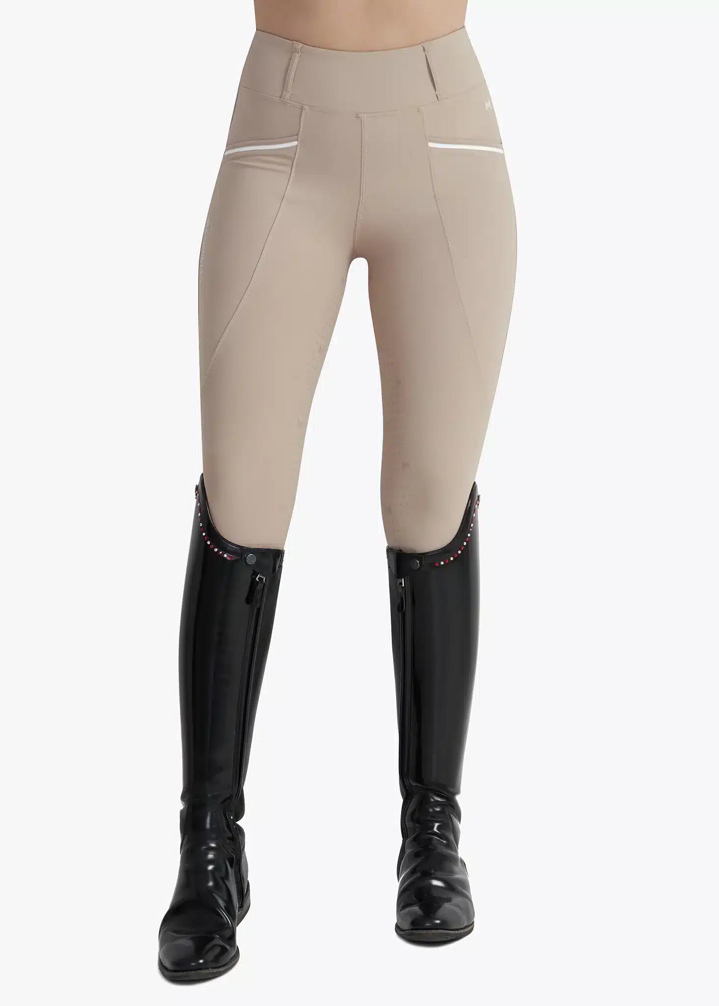 Maximilian Equestrian Pro Riding Leggings Beige by Maximilian Equestrian at  Try a Bit