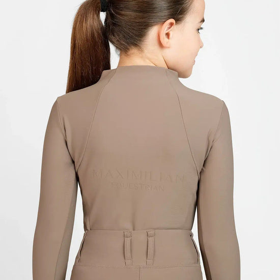 Maximilian Equestrian YR Long Sleeve Base Layer (Nougat) by Maximilian Equestrian at  Try a Bit