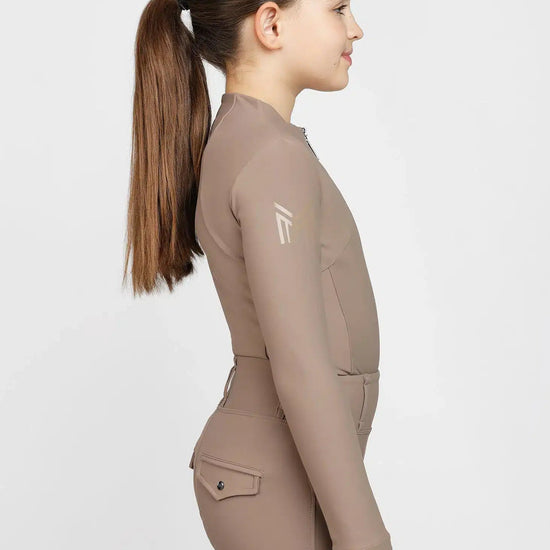 Maximilian Equestrian YR Long Sleeve Base Layer (Nougat) by Maximilian Equestrian at  Try a Bit