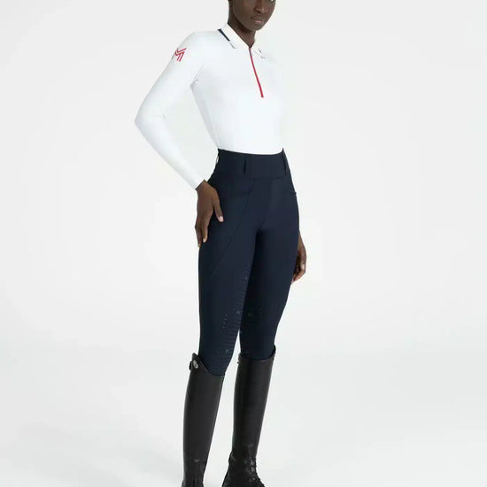 Maximilian Equestrian Pro Riding Leggings Atlantic by Maximilian Equestrian at  Try a Bit