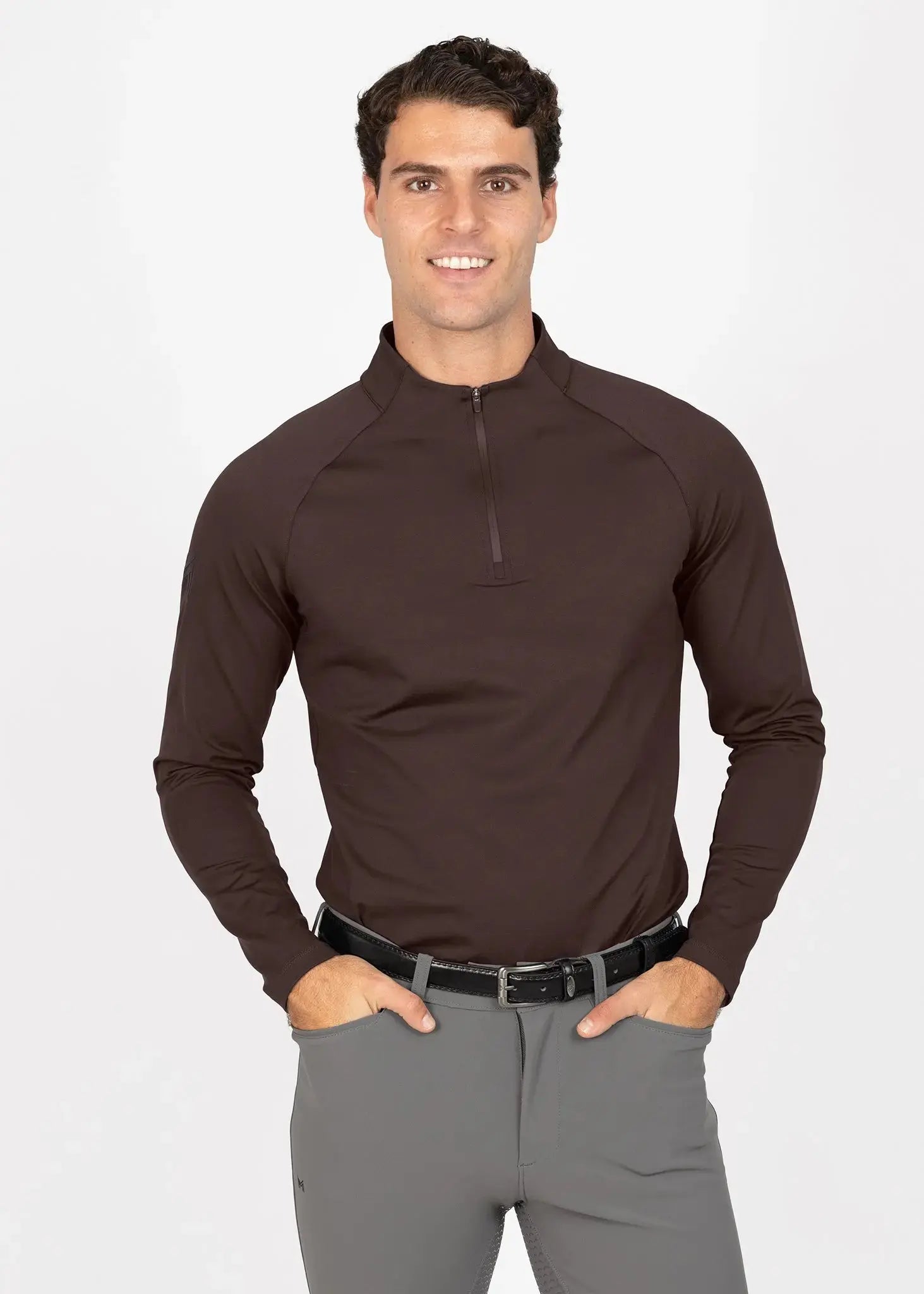Maximilian Equestrian Code Long Sleeve Base Layer by Maximilian Equestrian at  Try A Bit